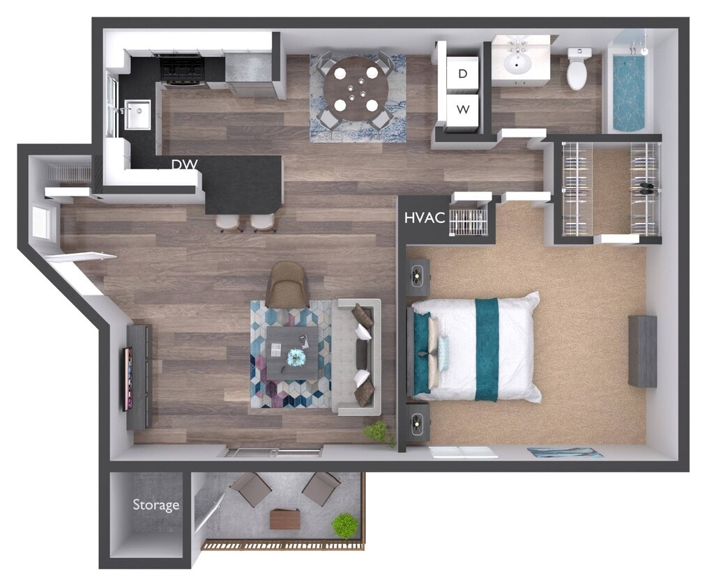Floor Plan - Renovated Aspen