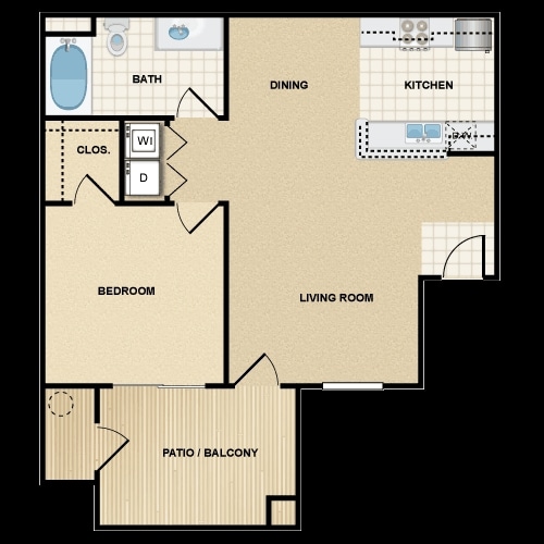 1BR/1BA - Sabino
