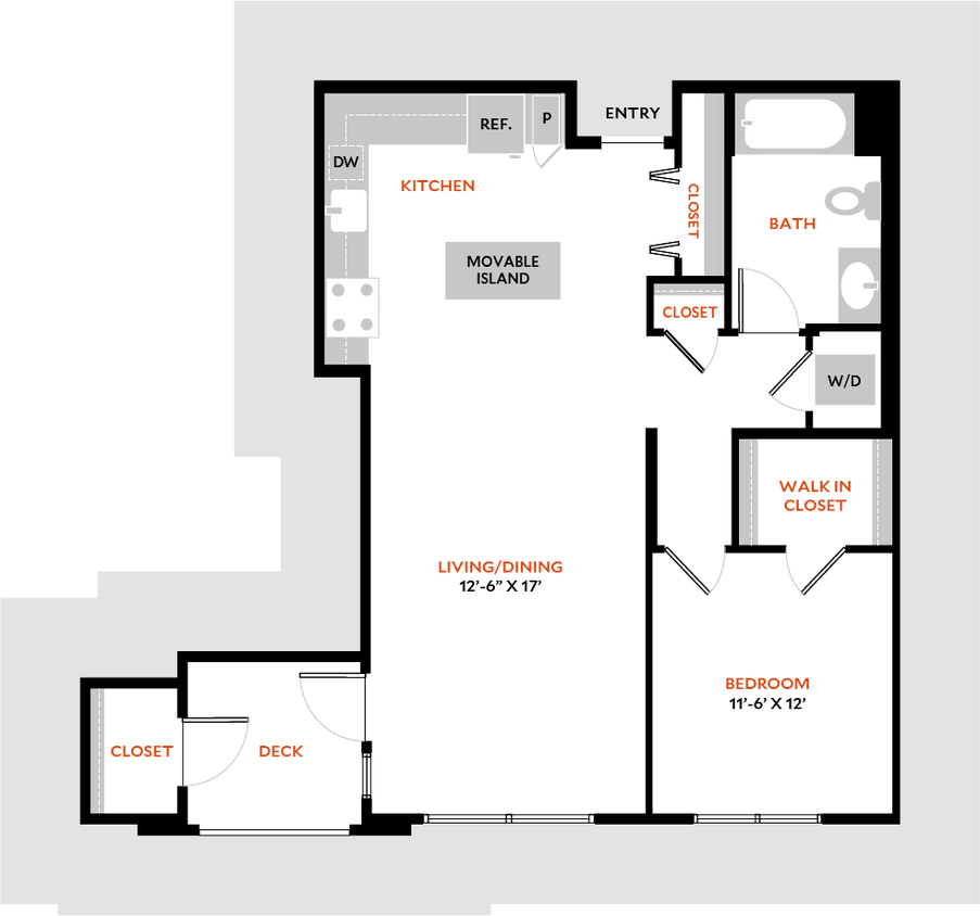 Floor Plan - Plan 1E