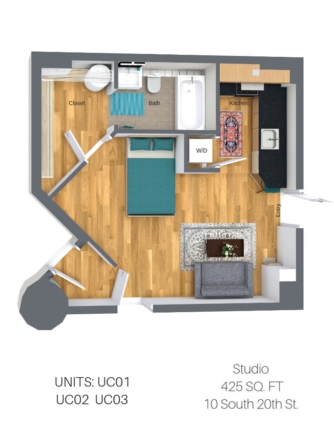 Floor Plan - Studio