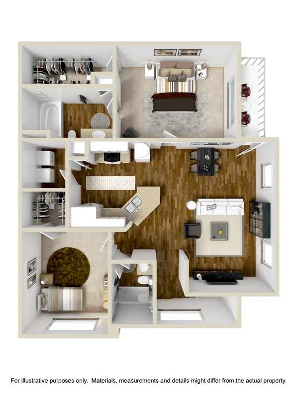 Floor Plan - Two Bedroom