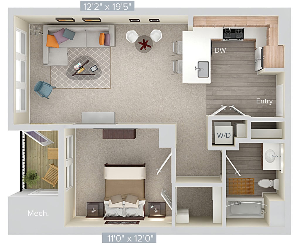 Floor Plan - A2-sc1-730