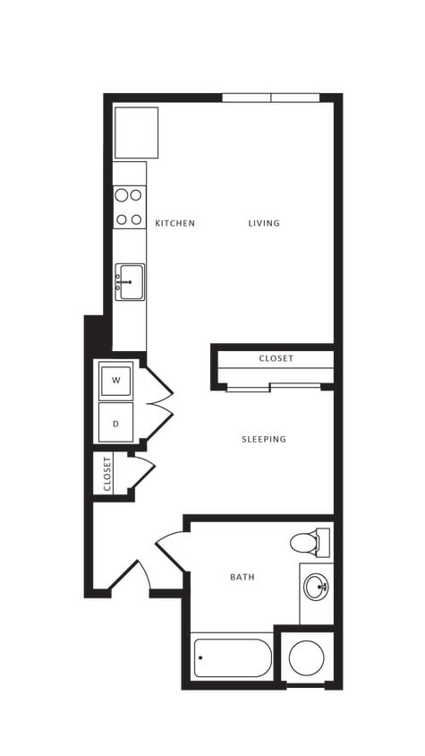 Floor Plan - Studio-S02a Modern