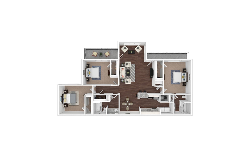 Floor Plan - Cypress - Renovated