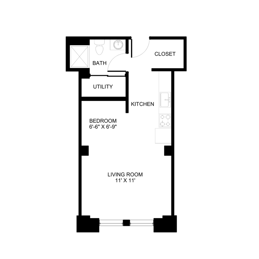 Floor Plan - The Manhattan