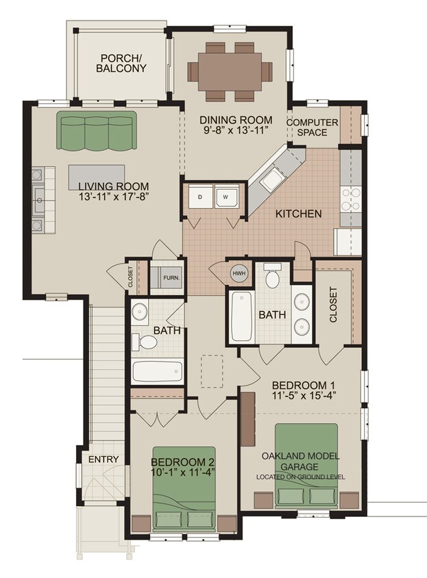 Floor Plan - Oakland