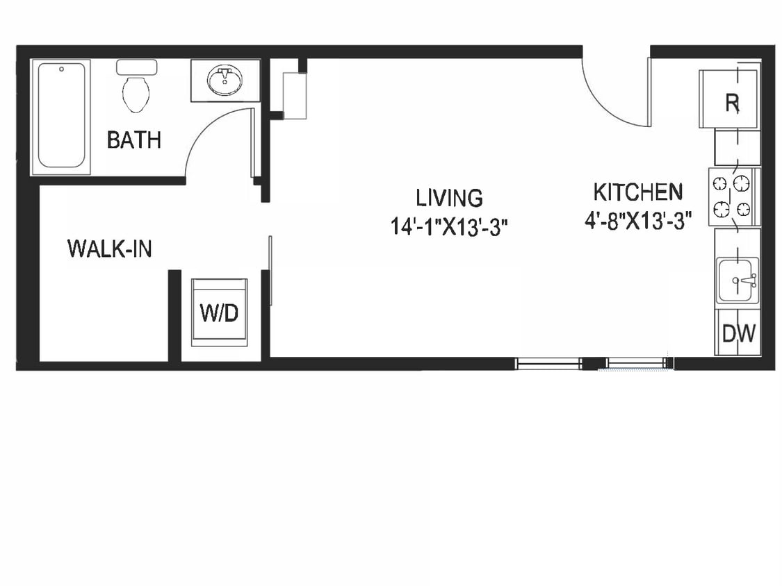 Floor Plan - S1 Without Balcony