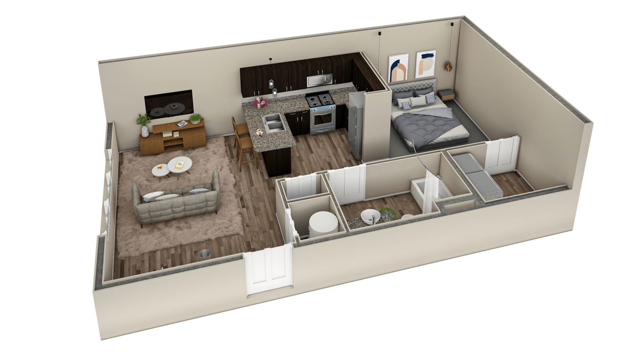 Floor Plan - Studio Haven Overlook