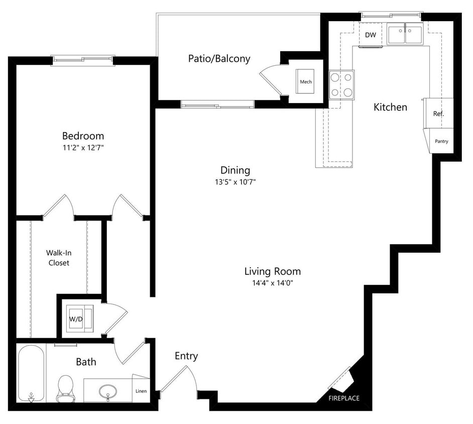 Floor Plan - Bonnie (Flat)