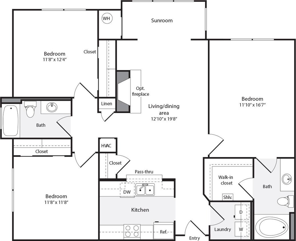 Floor Plan - 3+ Bedrooms B