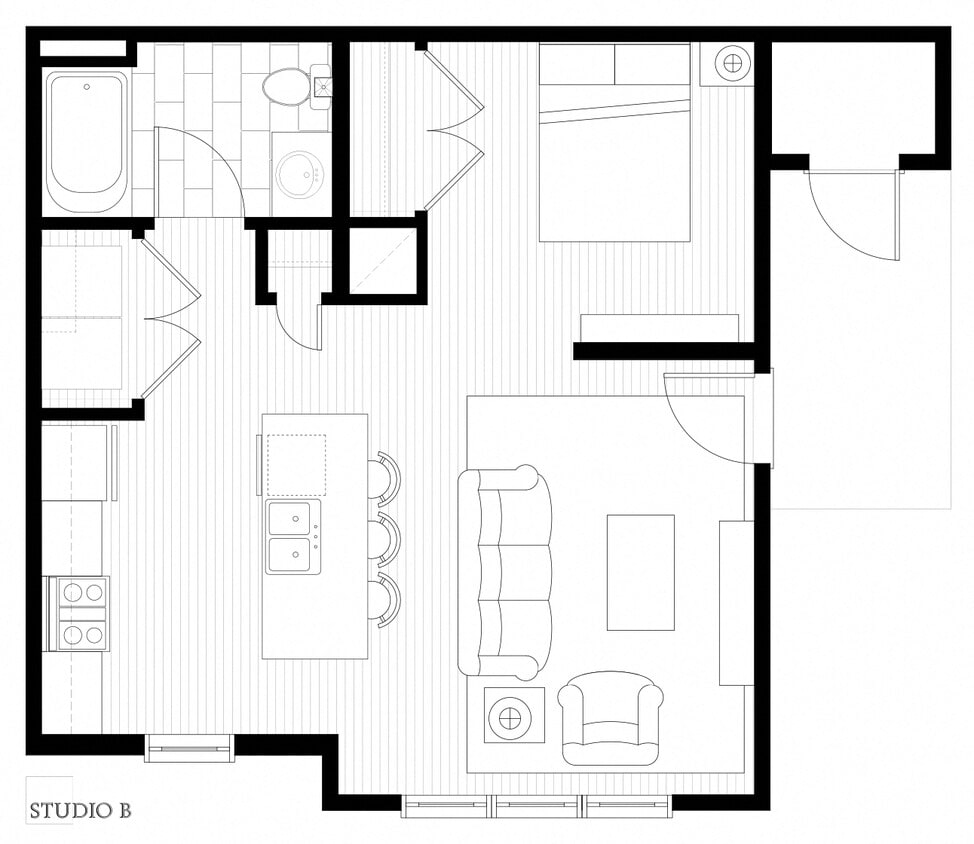 Floor Plan - Crest Studio A