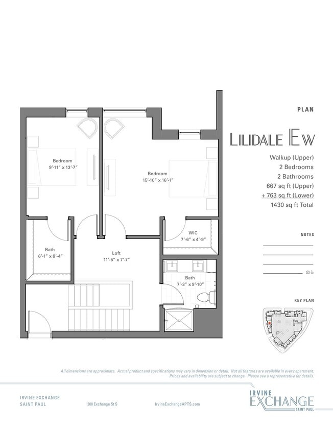 Lilidale Ew - Walkup floor plan Irvine Exchange - Lilidale Ew - Walkup