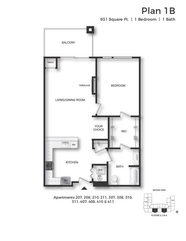 Floor Plan - 1B