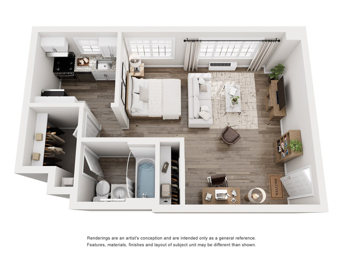 Floor Plan - Ascott Renovated