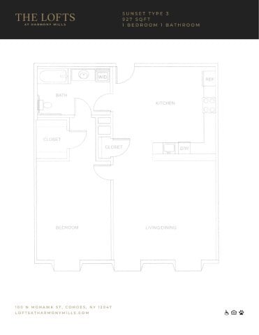 Floor Plan - Sunset U - Fallsview