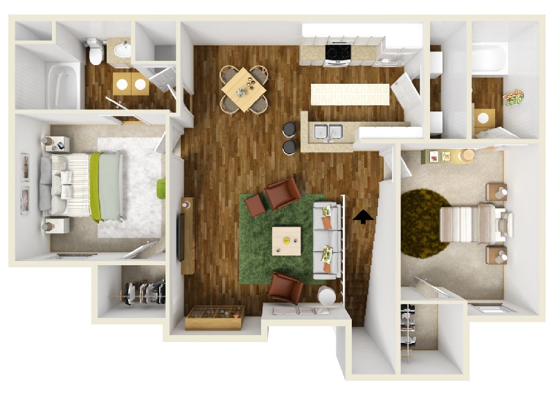 Floor Plan - Unit B1