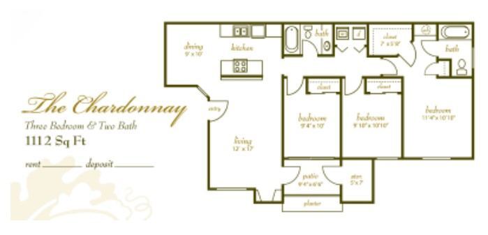 Floor Plan - The Chardonnay
