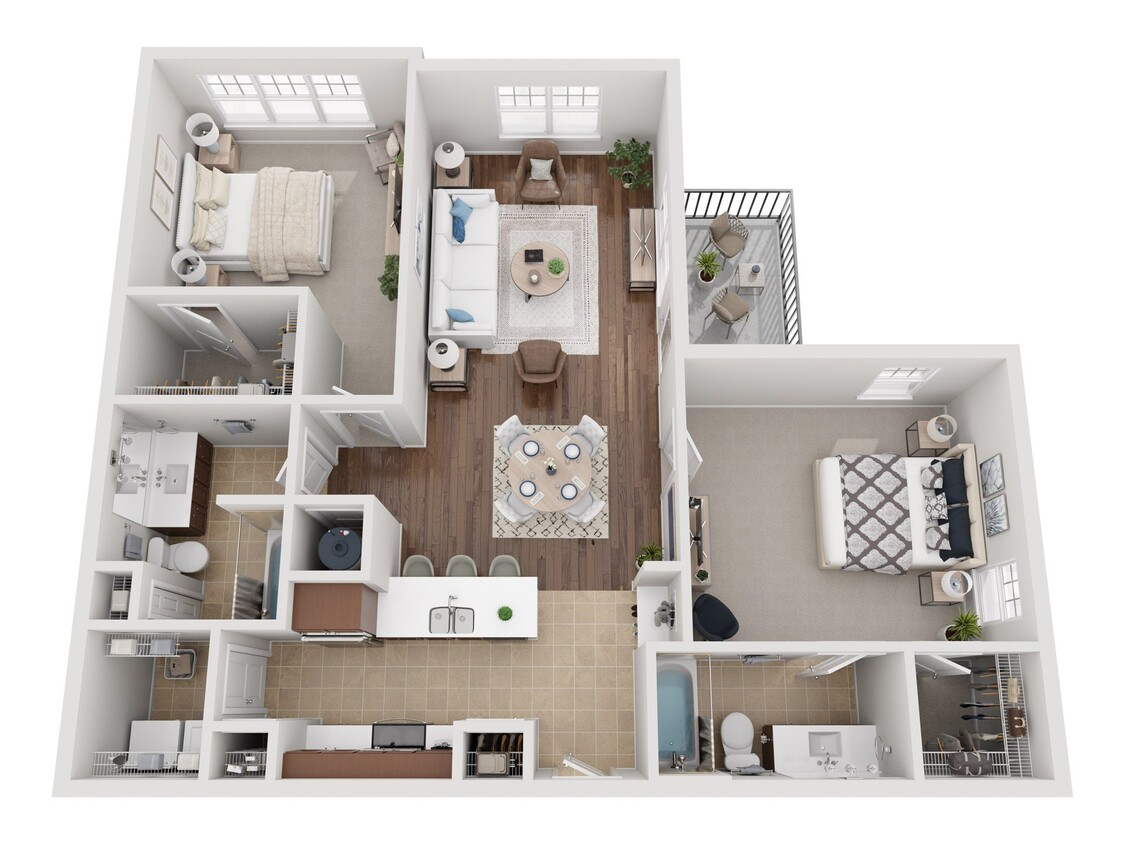 Floor Plan - B1 Renovated