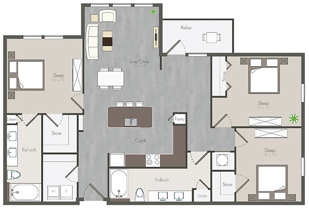 Floor Plan - Fillmore