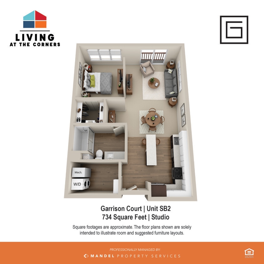 Garrison Court Unit Style SB2 - SB2