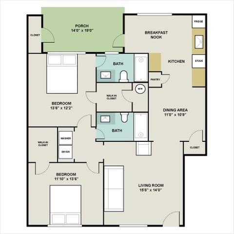 Floor Plan - THE DOGWOOD