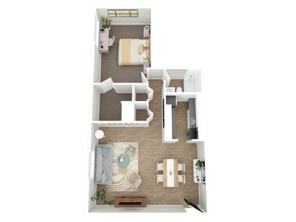 1 Bed, 1 Bath - 1BR - 1BTH