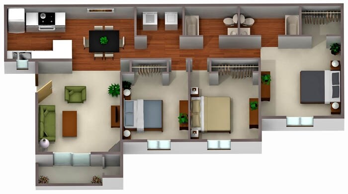 3 Bedroom Casita - 3x2 Casita Classic