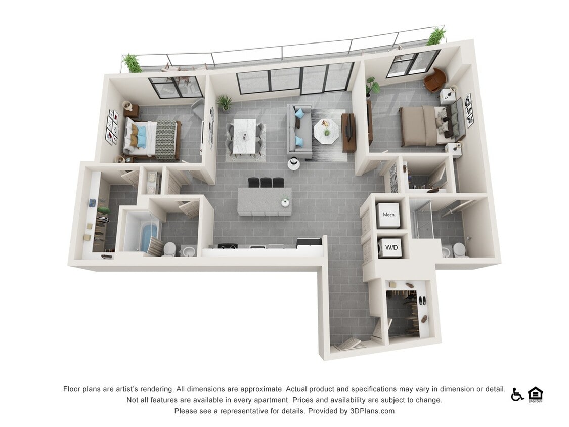 Floor Plan - Two Bedroom G