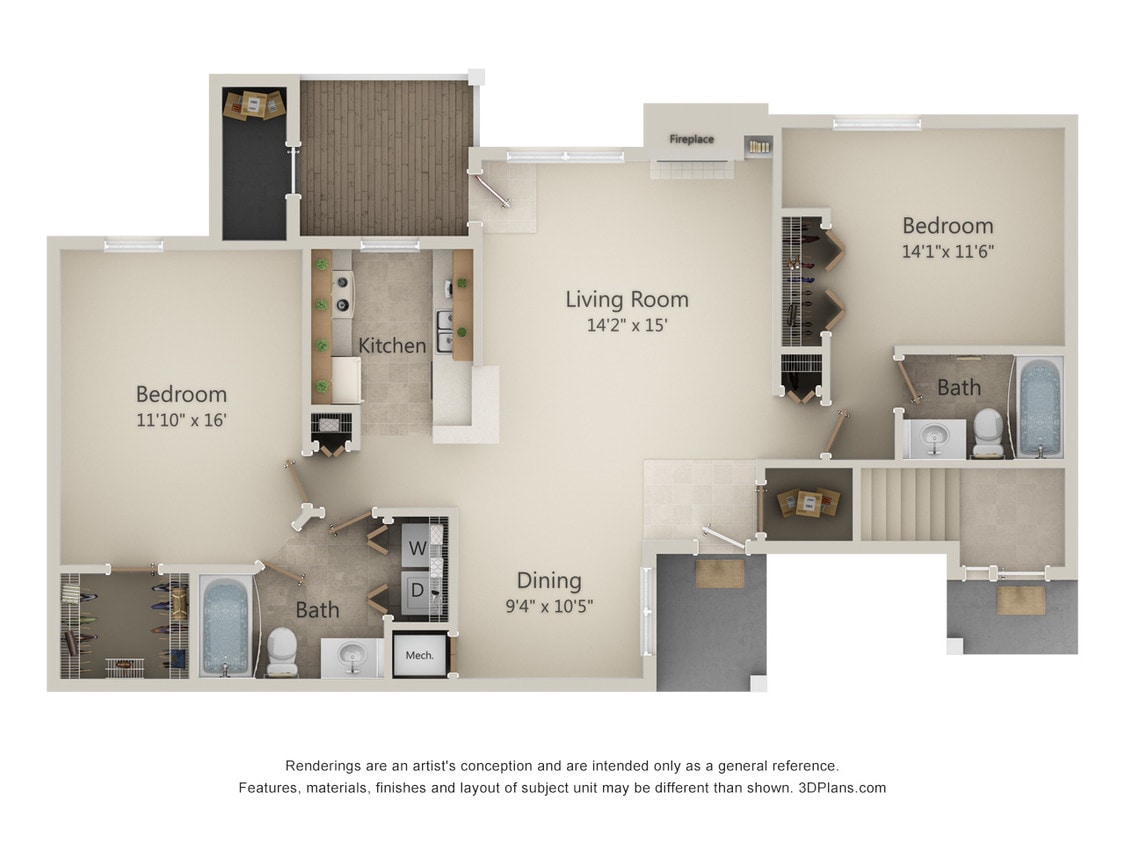 Floor Plan - 2G-Sunrise Series