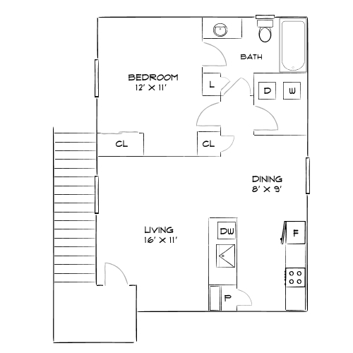 Floor Plan - Design 1A Carriage Home