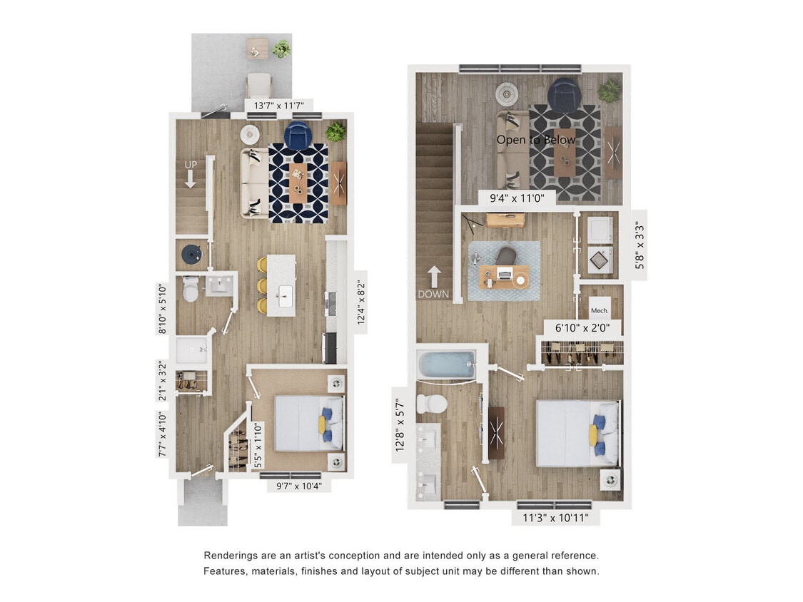 Floor Plan - Townhome B