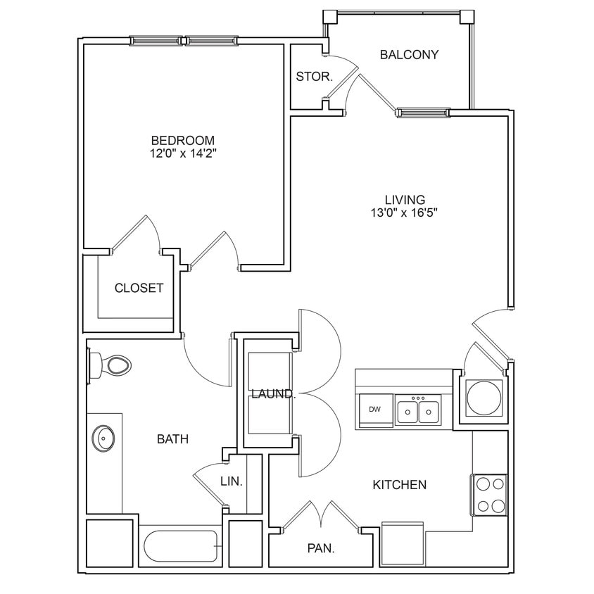 Capital Place at Southwood - Southwood II - Alt - 1 Beds - 1 Baths - 831 Sq. ft. - Southwood II - Alt