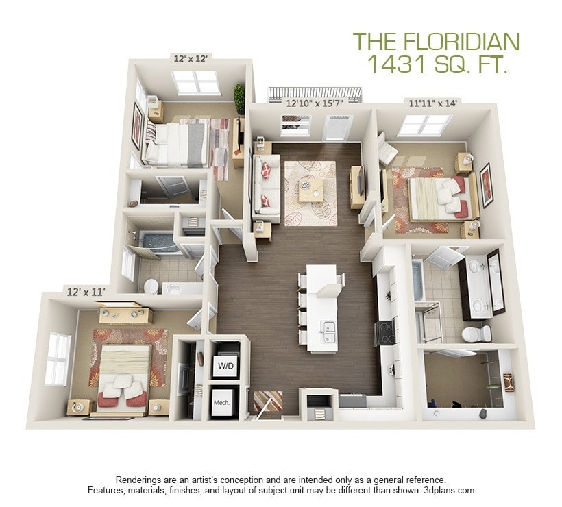 Floor Plan - Floridian