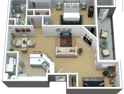 Floor Plan - Cascade with Den