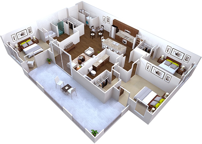 Floor Plan - Santorini