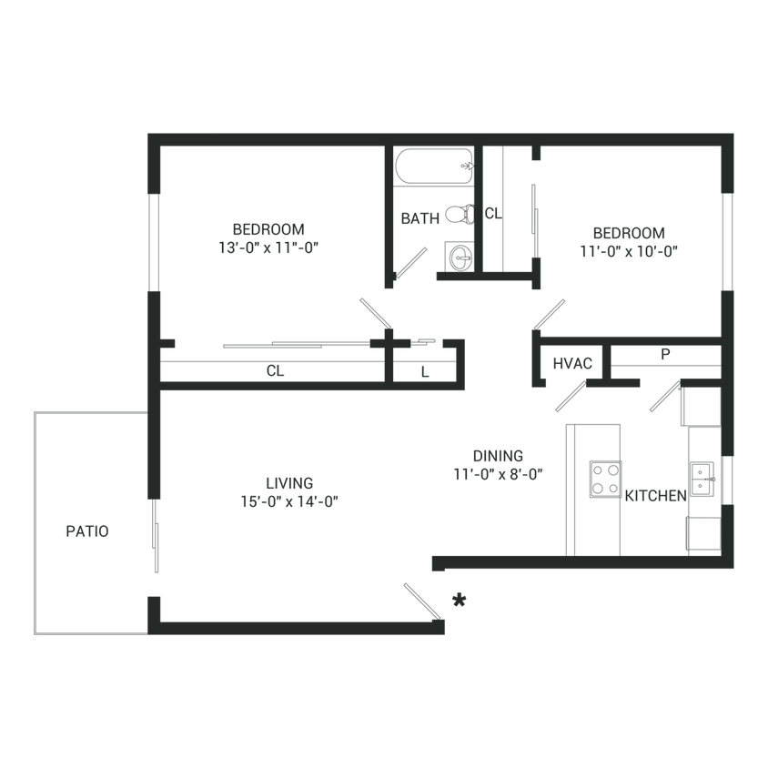 Floor Plan - The Elm