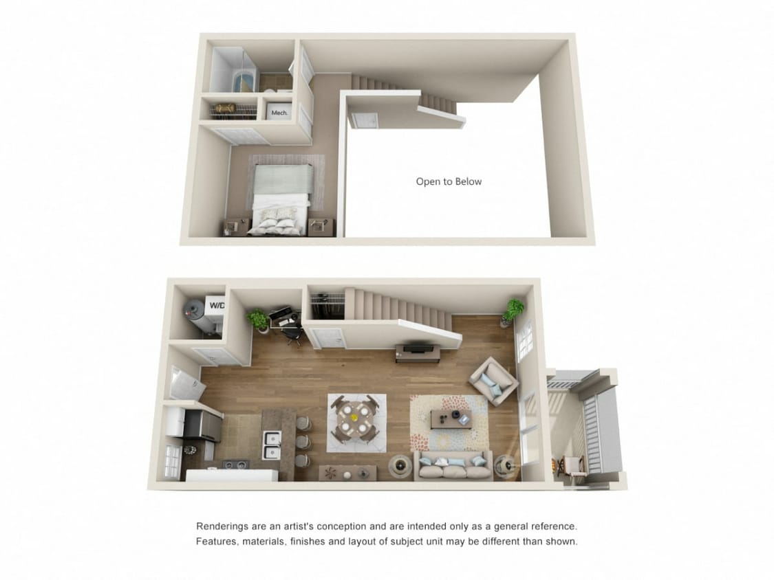 A6 toledo club_a6_oahu th.jpg - A6_Oahu Loft - One Bedroom, One Bathroom