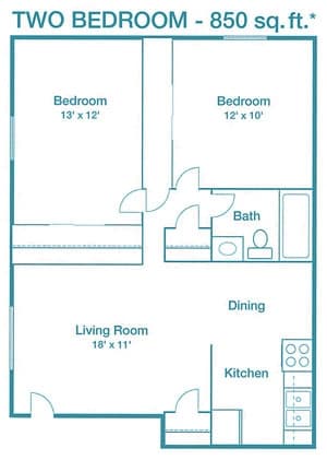 2BR/1BA - Rent Now - Renovated 2 Bedroom Apartment in Day...