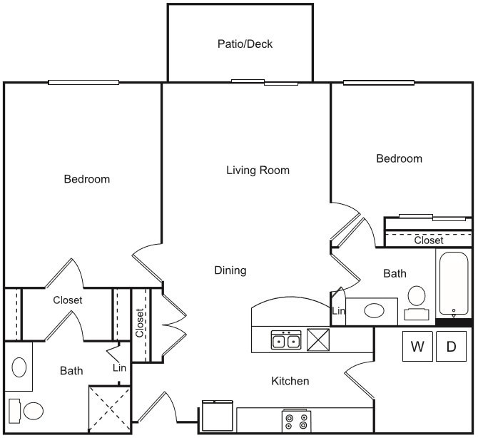 Floor Plan - B2 - 2x2