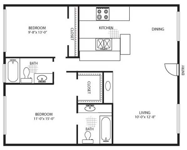 Floor Plan - The Crimson Premium