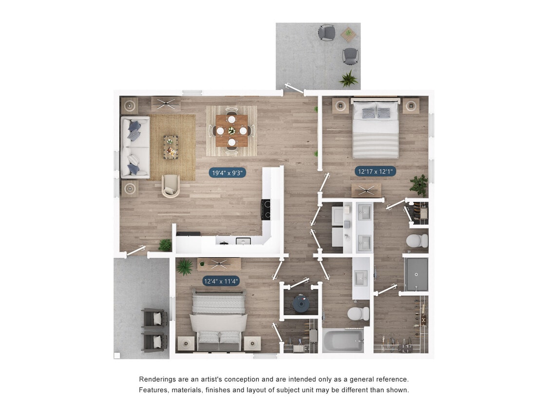 Floor Plan - Cottage B2