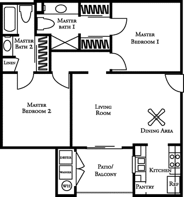 Floor Plan - Twin Oaks