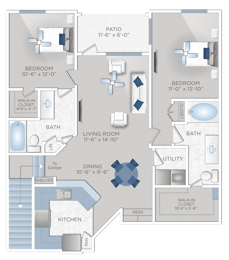 Floor Plan - GUADALUPE II (C2)