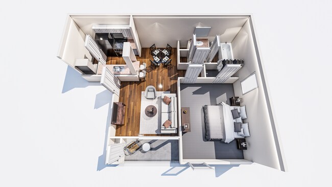 1_3D Plan CA3 TV8 - The Landing