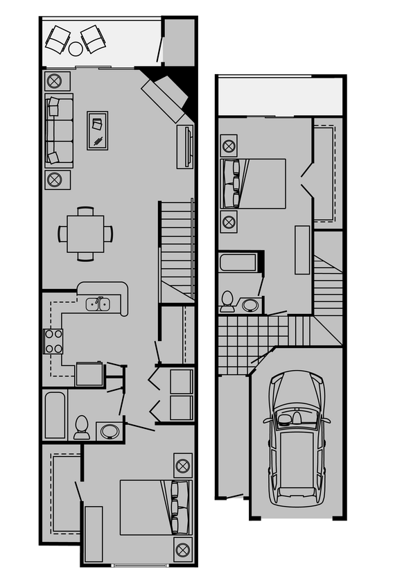 Floor Plan - H (TwnHm)