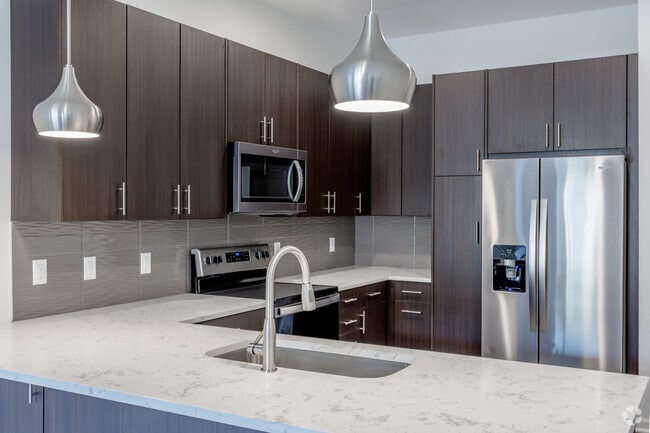 1BR, 1BA + Den - A4 - The Apex at CityPlace