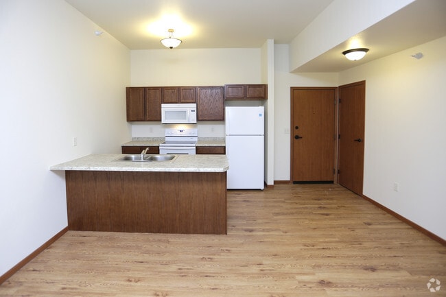 Two Bedroom - Kitchen - Kenwood on 5th Apartments