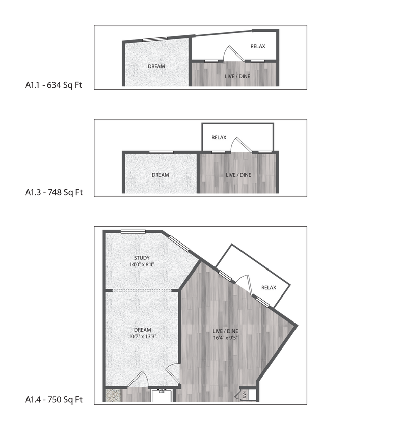 A1.4 floor plan Encore Montrose - A1.4
