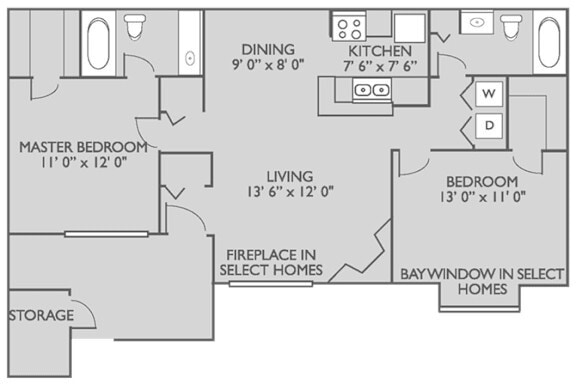 Floor Plan - Renovated Rimini
