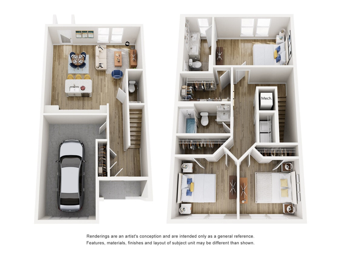 Floor Plan - Townhome F